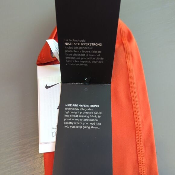 Nike Pro Hyperstrong Basketball Padded Arm Sleeve L/XL Orange - Picture 5 of 7